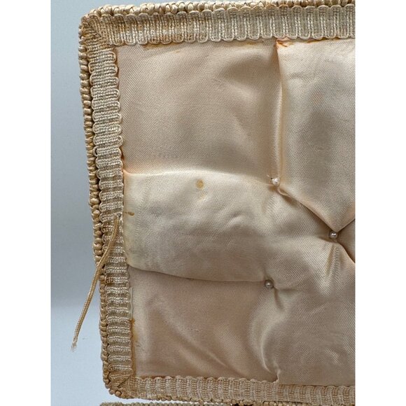 Vintage Wicker Style Sewing Notion and Tool Box - Picture 8 of 11